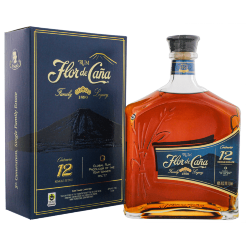 Ron flor de Cana Nicaraguran rum 12 Centenario